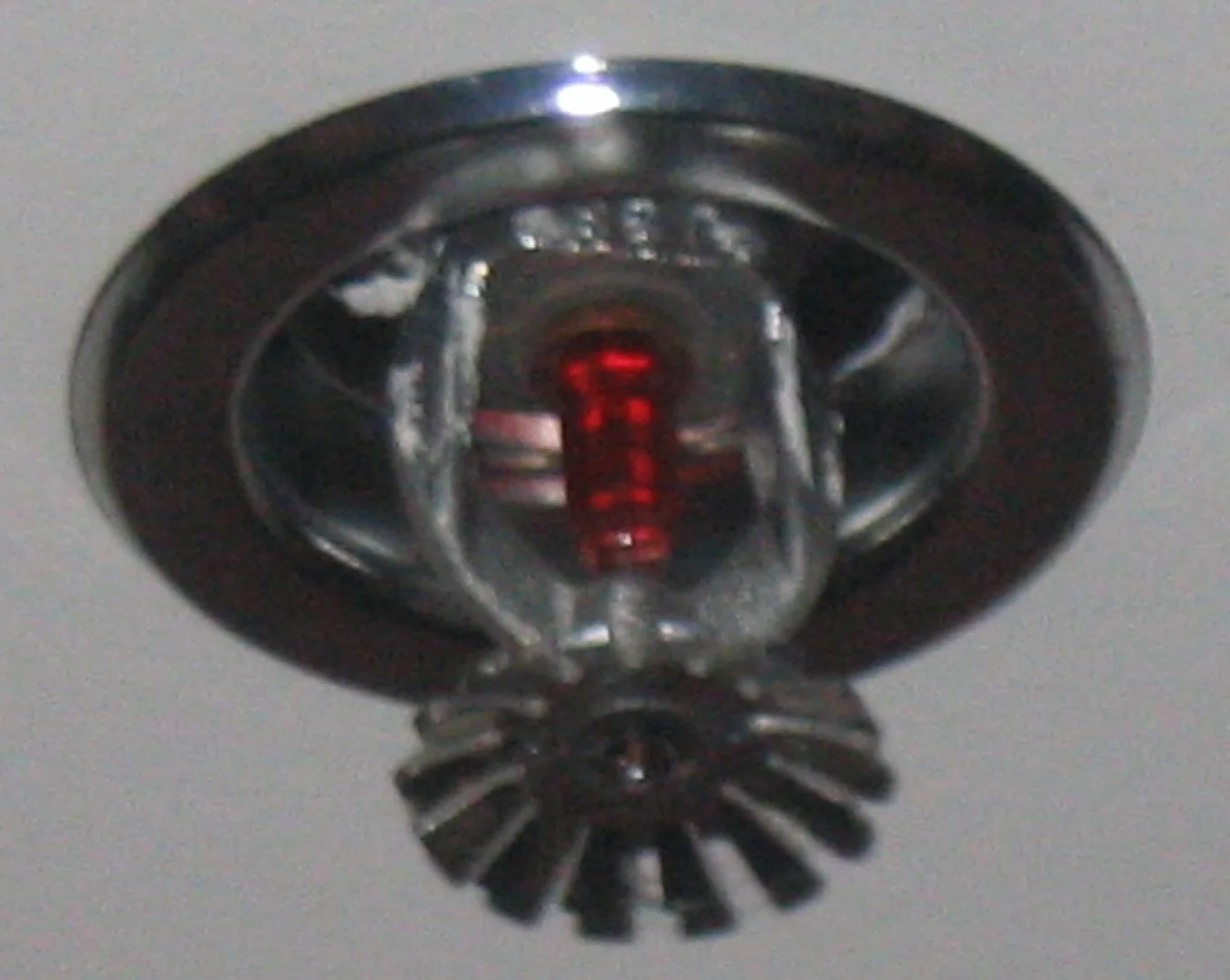 Fire Sprinkler Discharge in a Winston-Salem home