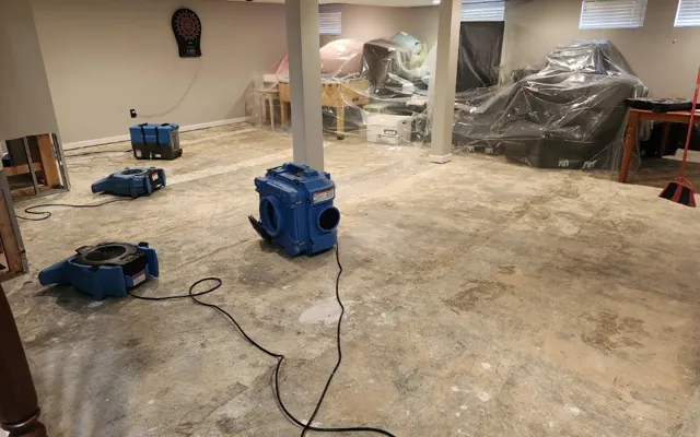 Sump Pump Failure Flooding in Winston-Salem, NC