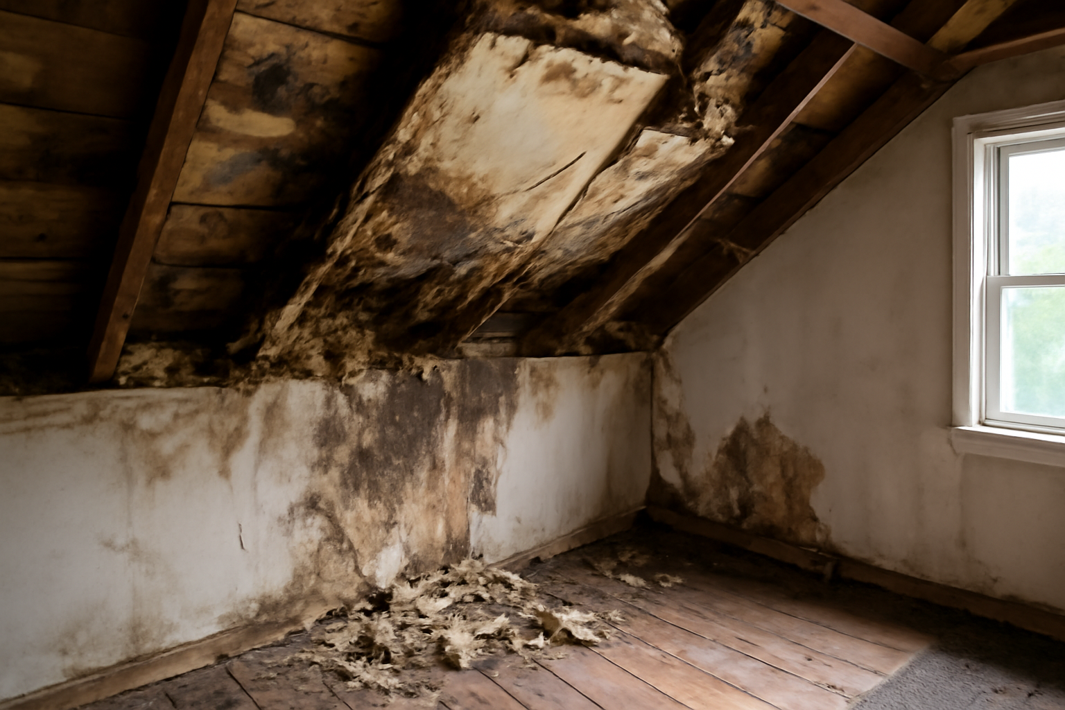 Attic Water Damage Restoration in Yadkinville, NC
