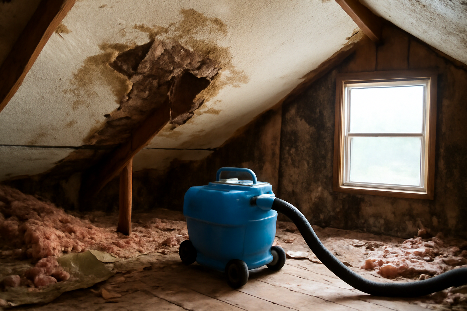 Attic Water Extraction in Sedalia, NC