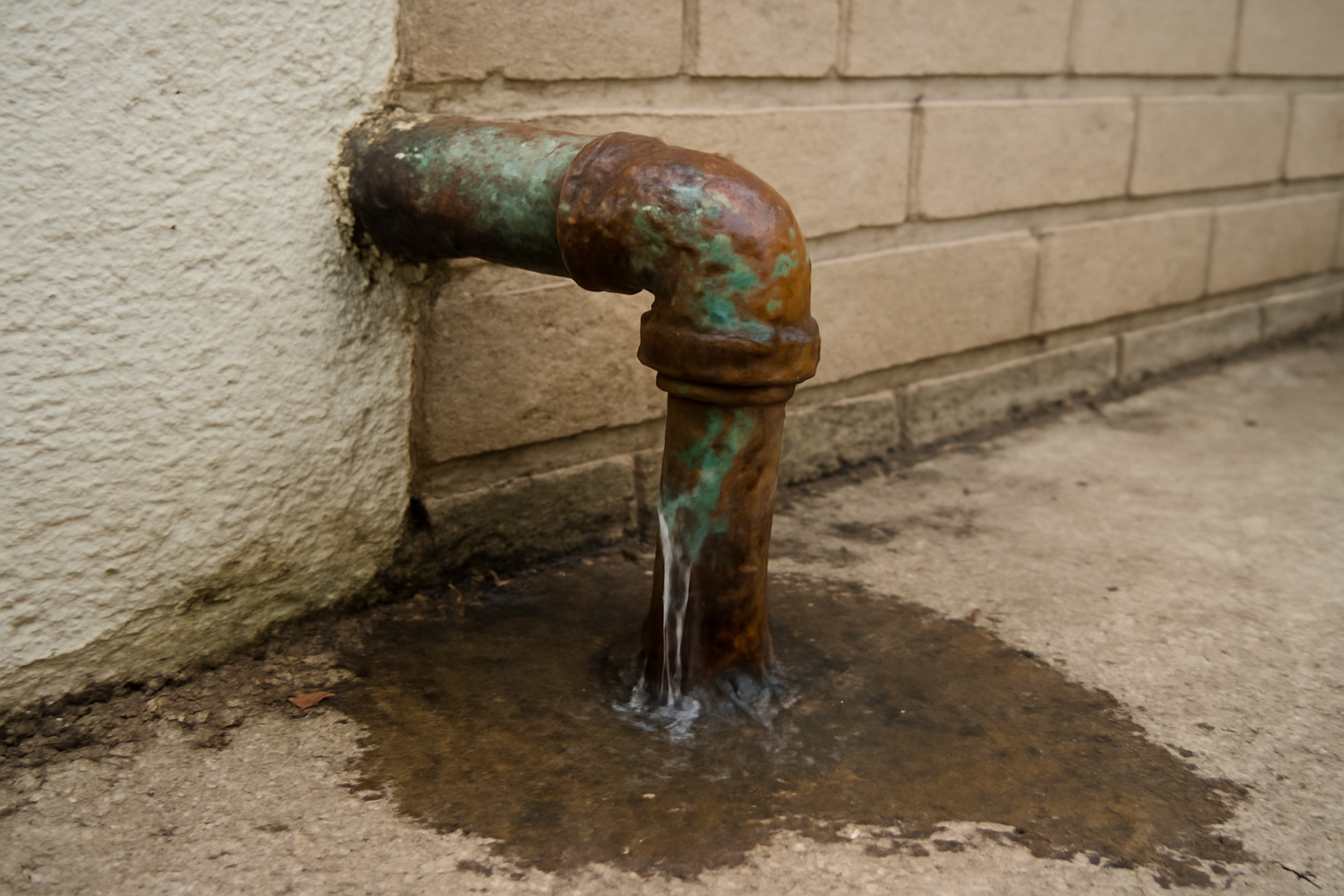 Corroded Pipe Water Removal in Thomasville, NC